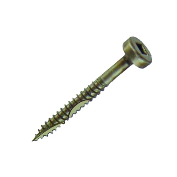Csh Wood Screw, #6, 1-1/4 in, Plain Stainless Steel Pan Head Square Drive, 8000 PK 0.MPSF06114P27 - main